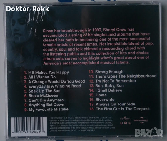 Sheryl Crow - Everyday Is A Winding Road - Collection (2013, cd), снимка 2 - CD дискове - 44684451