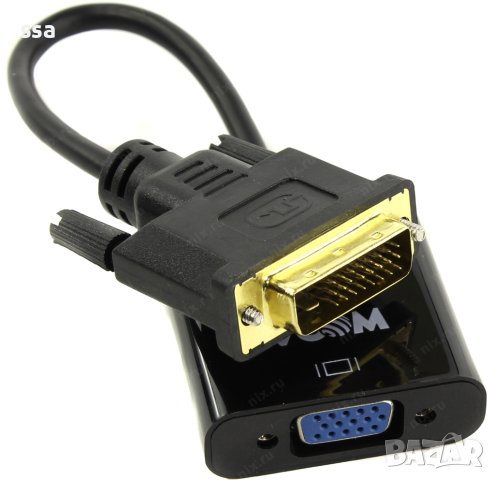 DVI-D 24+1 M / VGA F активен адаптер VCom CG491, снимка 9 - Кабели и адаптери - 41364052