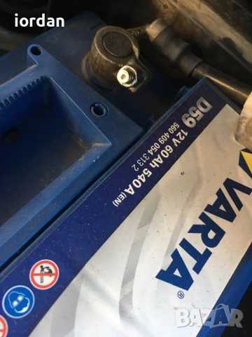 Варта/Varta -Акумулатор -35 лв, снимка 3 - Аксесоари и консумативи - 52945311