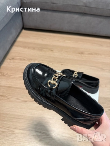 Черни лоуфъри , снимка 6 - Дамски ежедневни обувки - 52777426