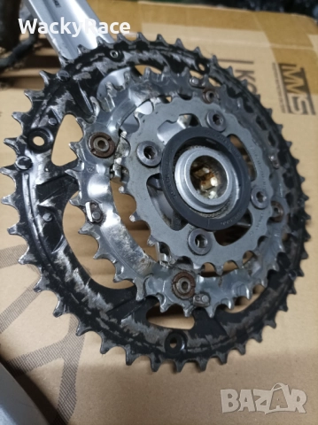 Курбели Shimano + Средно движение Octalink, снимка 7 - Части за велосипеди - 52805657