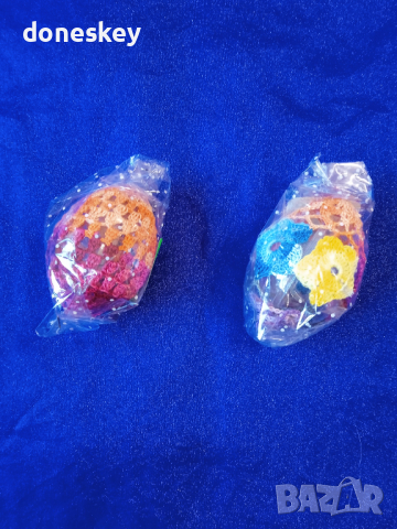 Яйца от акрил малки с особени шарки, снимка 1