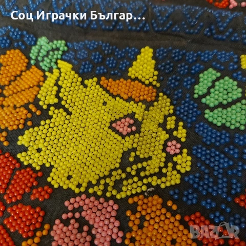 Стара Соц Голяма Детска Манистена Торба с Котета, снимка 3 - Колекции - 53808448