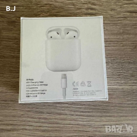apple airpods 2 gen оригинални слушалки, снимка 2 - Bluetooth слушалки - 52587495