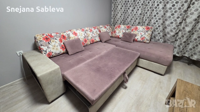 Продавам диван-спалня с ракла., снимка 6 - Дивани и мека мебел - 53745056