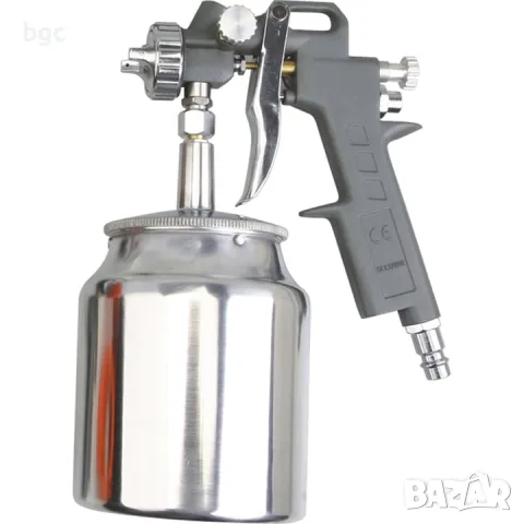  Пистолет за боядисване със сгъстен въздух Evotools, 750мл, Pmax 3 бара, Дюза 2 мм, Въздушна връзк