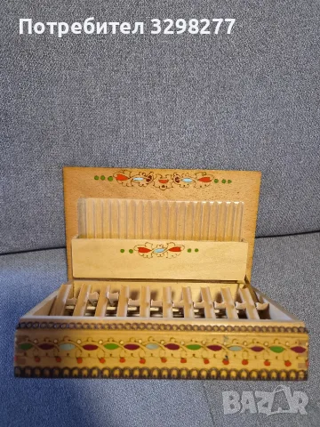 стара дървена кутия за цигари