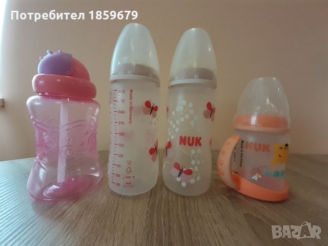Бебешки шишета NUK, снимка 3 - Прибори, съдове, шишета и биберони - 34089058