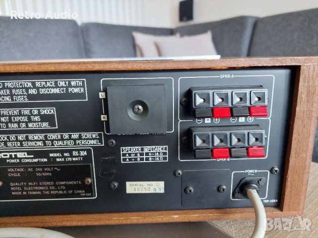Rotel RX-304 ресийвър, снимка 9 - Ресийвъри, усилватели, смесителни пултове - 41568817