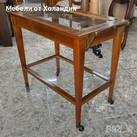 количка за сервиране от масив, снимка 4 - Маси - 53209217