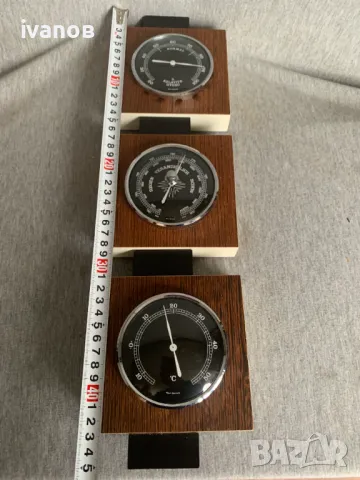 барометър термометър влагомер , снимка 2 - Антикварни и старинни предмети - 49609506