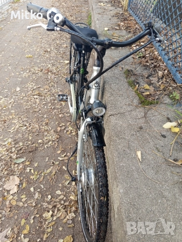 28 цола електрически алуминиев велосипед с 7 скорости усилени капли амортисьори предни като нов, снимка 15 - Велосипеди - 52547876