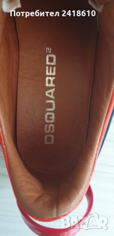DSQUARED2 Leather Made in Italy Womens Size 37/24см ОРИГИНАЛ!, снимка 4 - Кецове - 35979378