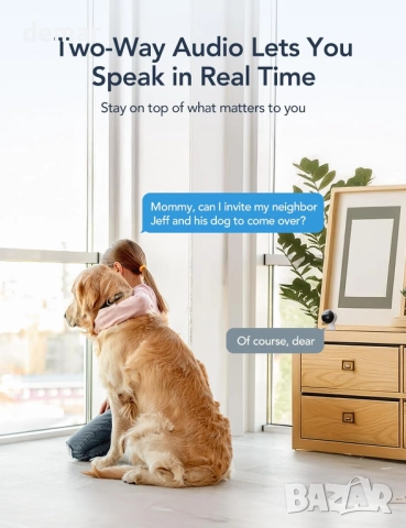 GNCC GC3 Комплект 2 броя вътрешна охранителна камера 1080P, CCTV, снимка 6 - IP камери - 51767514