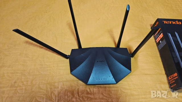 Рутер wireless Tenda AC19, AC2100, Gigabit,USB, dual-band, 4 antene, firewall, MU-MIMO, Wave 2, IPv6, снимка 9 - Рутери - 52932106