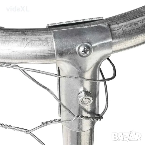 vidaXL Дворна клетка за кучета с покрив, 200x200x150 см, снимка 10 - За кучета - 56146203