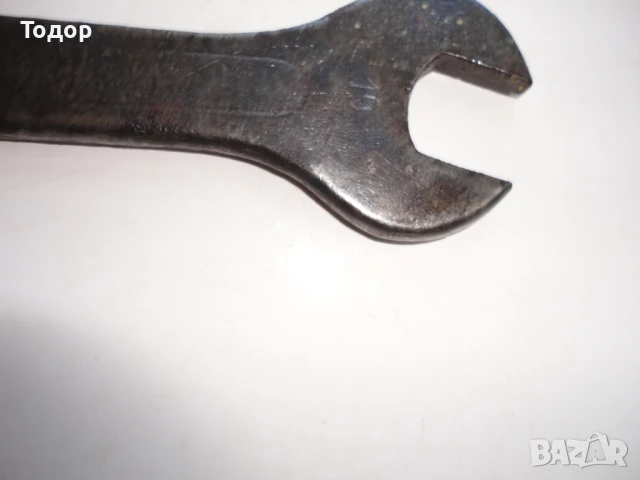 Немски старинен гаечен ключ 18/19, снимка 3 - Ключове - 50571599