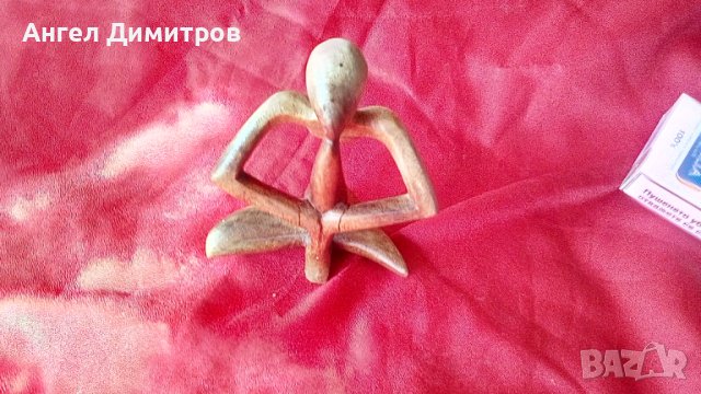 Страхотна ръчна дърворезба фигура , снимка 2 - Декорация за дома - 42041649