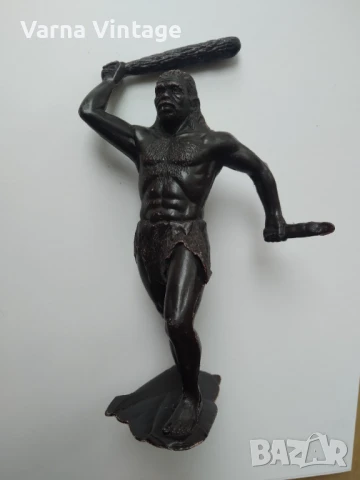 Войници. Неандерталец с тояга и нож. мащаб 150 мм (ДЗИ) СССР.