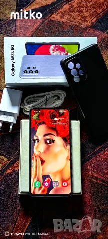 SAMSUNG GALAXY A52-Перфектно състояние.Пълен комплект , снимка 5 - Samsung - 55929279