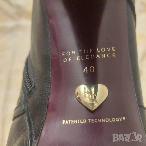 зимни боти Tamaris Heart & Sole Боти до глезена с висок ток номер 40 , снимка 7 - Дамски боти - 52517132