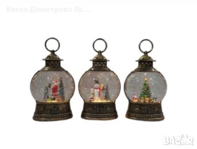 Коледен снежен глобус, снимка 5 - Декорация за дома - 47307871