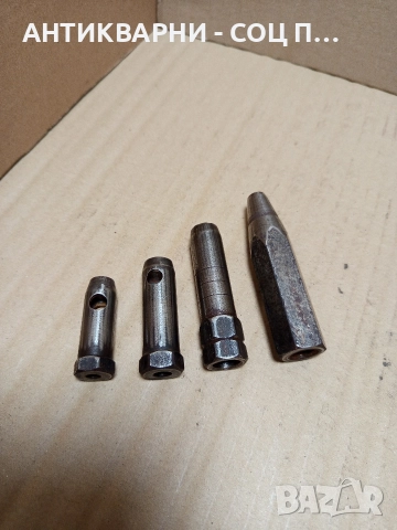 Комплект Стари Кухи Метални Пробойни Зъмби Зумба Кожарски Инструменти. , снимка 3 - Антикварни и старинни предмети - 52697259