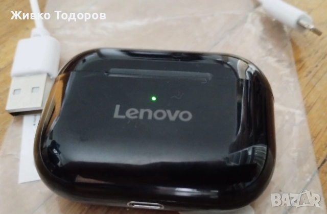 Безжични Bluetooth слушалки Lenovo LP33, снимка 5 - Bluetooth слушалки - 51585403