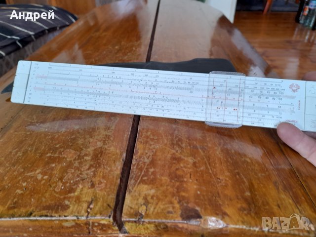 Стара логаритмична линия Logarex #4, снимка 6 - Антикварни и старинни предмети - 40240916