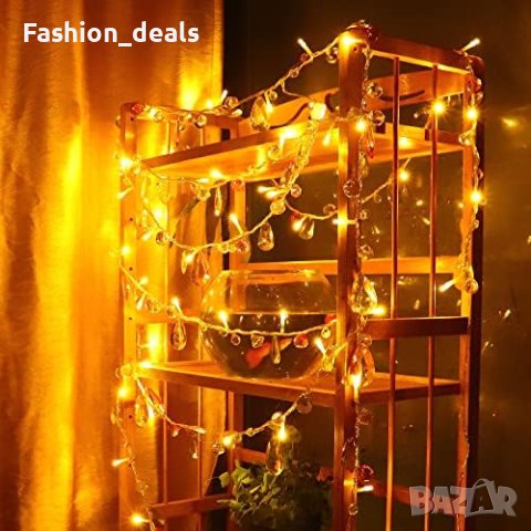 Нови феерични светлини за спалня 3м.30 светодиода топло бяло/Декорация Дом, снимка 5 - Други - 41394715