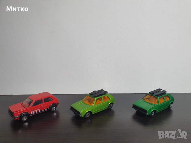 Колички Matchbox Volswagen Golf,BMW