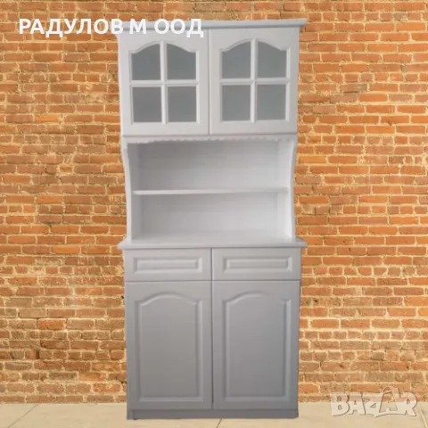 Бюфет Бавария масив-чам двукрилен бял / 30205