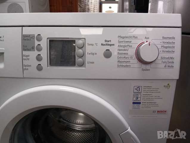 Пералня Бош Bosch Maxx 7 A+++ 7кг Made in Germany 2 години гаранция!, снимка 9 - Перални - 52707173