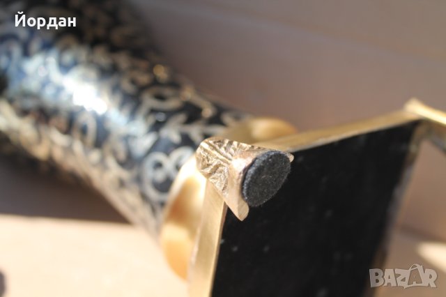 Ваза стъкло и бронз , снимка 13 - Антикварни и старинни предмети - 41715549