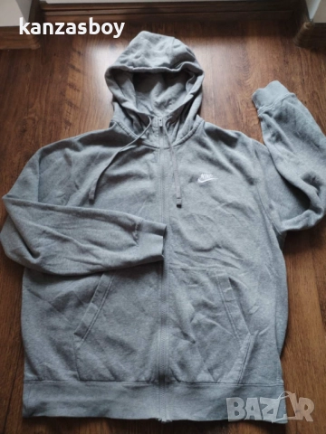 Nike Sportswear Men's Full-Zip Hoodie - страхотно мъжко горнище M, снимка 5 - Спортни дрехи, екипи - 52512556