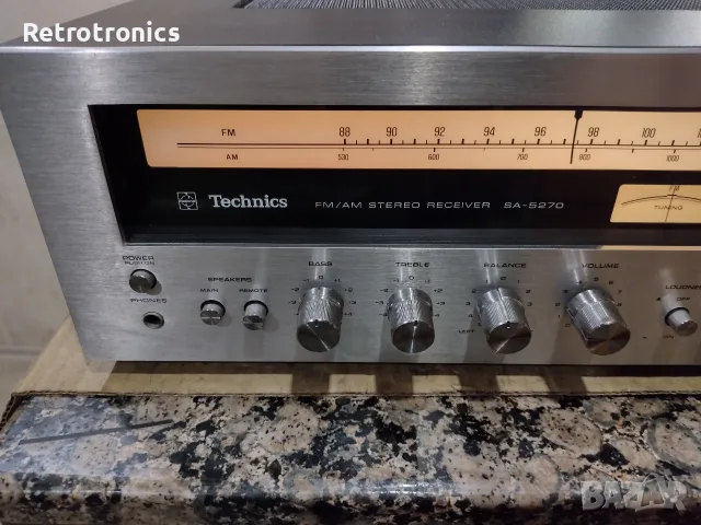  Technics SA-5270 (1977 г.) – Топ състояние, снимка 3 - Ресийвъри, усилватели, смесителни пултове - 56363587