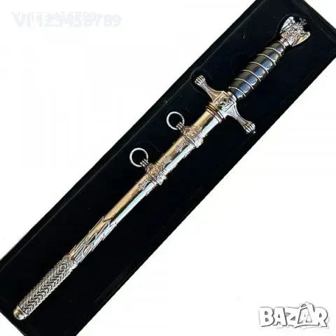 Офицерски кинжал-Трети райх,черен/БЯЛ 260х400, снимка 7 - Колекции - 50741258