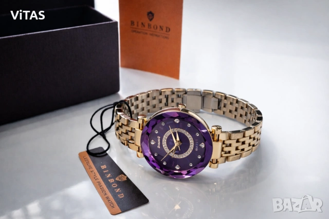 Дамски часовник Binbond, снимка 2 - Дамски - 53579745