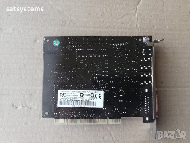 Звукова карта Creative Labs Sound Blaster SB0220 5.1 Channel PCI, снимка 8 - Други - 40518081