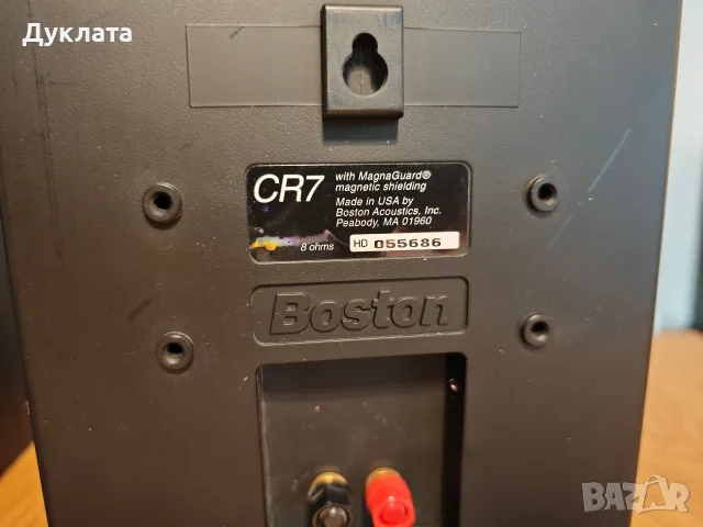 Продавам произведени в Америка букшелф колони Boston Acoustic CR7, снимка 5 - Тонколони - 55728711