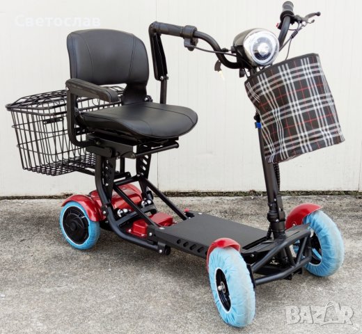 Четириколка електрическа EcoWay TTX сгъваема литиева батерия, снимка 3 - Мотоциклети и мототехника - 41584781