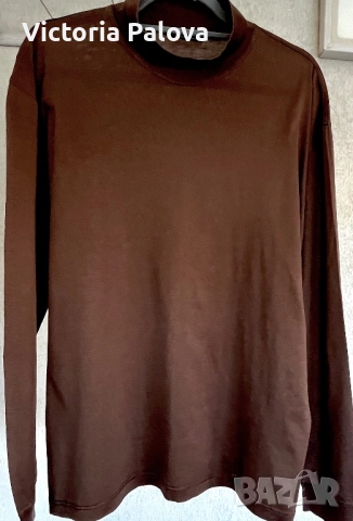 Скъпа мъжка блуза/ тънък пуловер J. G. Mayer Италия, снимка 7 - Пуловери - 51984138