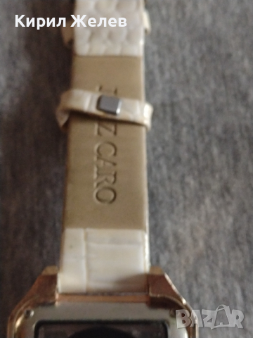 Луксозен дамски часовник с кристали Сваровски JAZZCARO QUARTZ WATER RESIST - 21787, снимка 6 - Дамски - 36229042