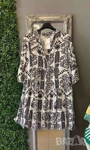 бохо рокля идеален  за плажа от вискоза 