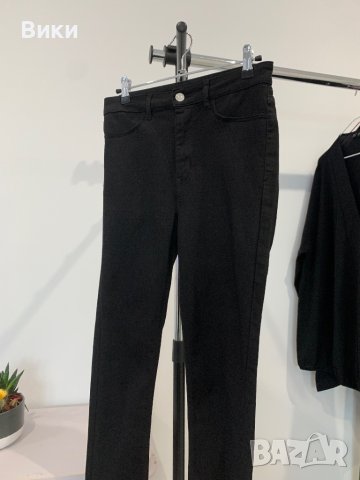 Черен панталон тип дънки размер 36(S), снимка 4 - Дънки - 44259762
