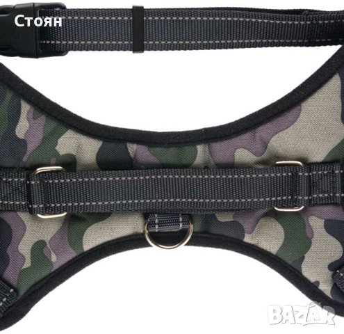 Армейски нашийник за кучета в цвят каки (L), снимка 2 - За кучета - 42340194