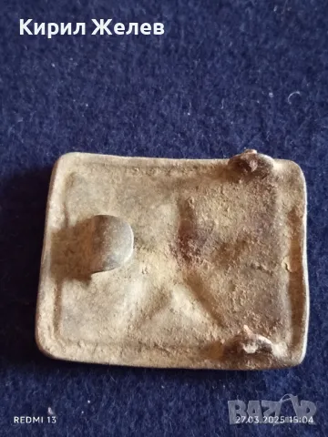 Метална военна тока от колан от соца за КОЛЕКЦИЯ ДЕКОРАЦИЯ 49825, снимка 4 - Други ценни предмети - 49663056