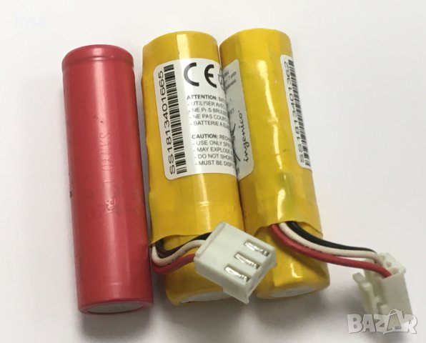 Батерии 18650 Li-ion Samsung и Sanyo/Panasonic 2200/2050mAh, снимка 4 - Друга електроника - 42160235