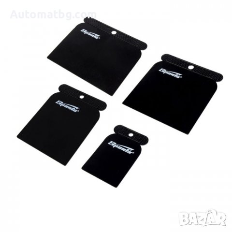 Комплект шпатули Automat, Шпакли за фугиране, 4бр, Черен, снимка 2 - Аксесоари и консумативи - 39393869