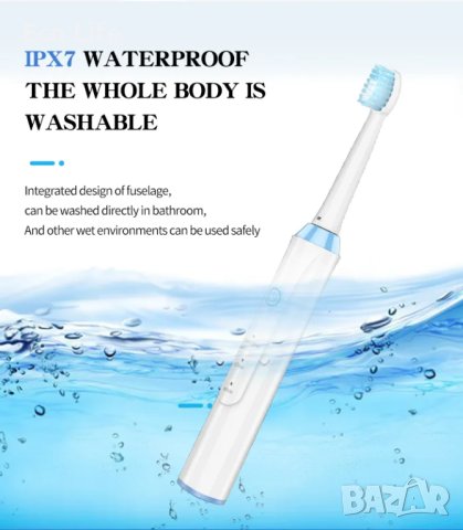 Електрическа четка за зъби с 3 глави Kemei, снимка 5 - Други - 40532019